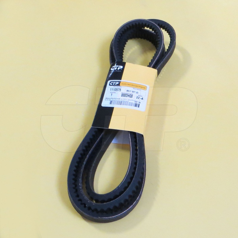 1110575 Belt Set(2) Fits Caterpillar Models