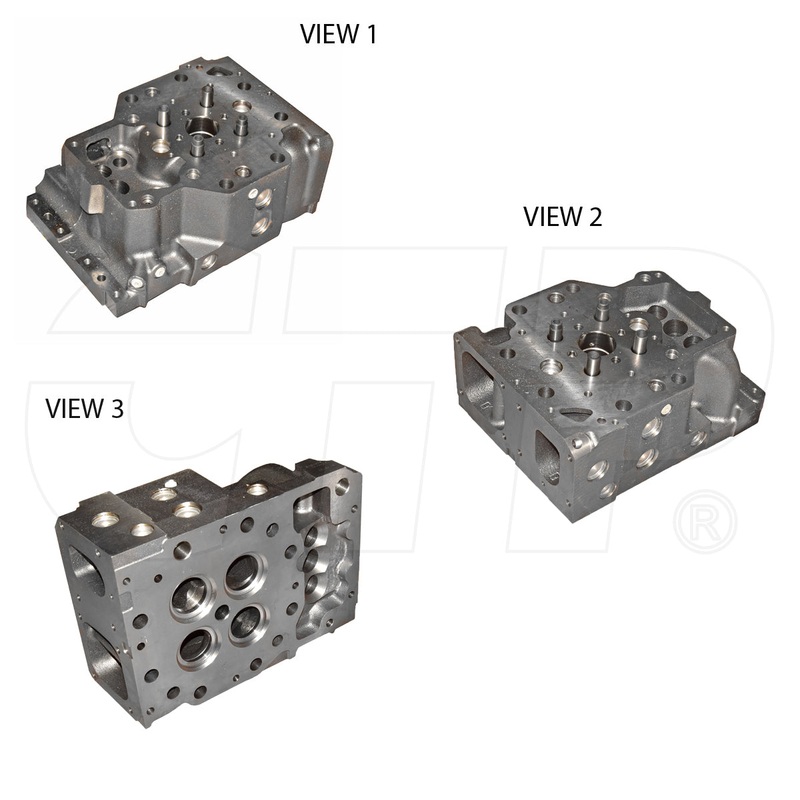 2425328 Cylinder Head Bare Fits Caterpillar Models