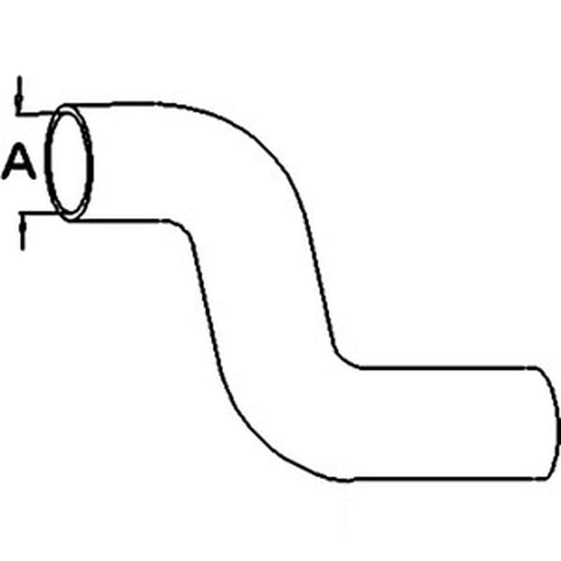 SBA310160460 Upper Radiator Hose Fits Ford New Holland Compact Tractor 1200
