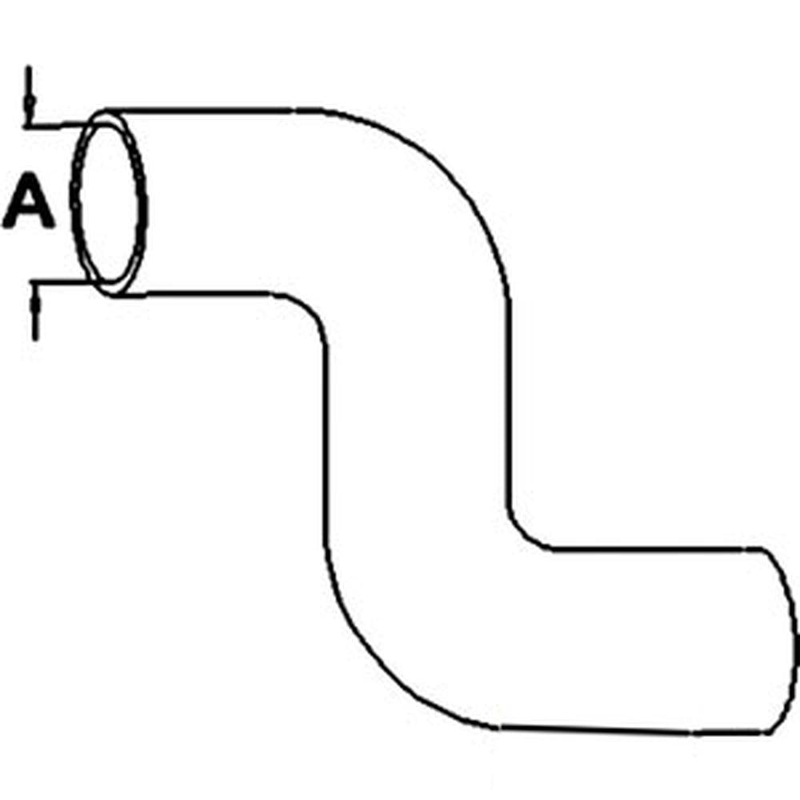 SBA310160780 Upper Radiator Hose Fits Ford New Holland Compact Tractor 1110