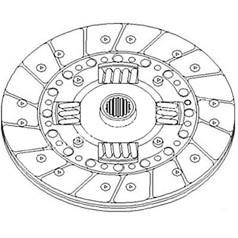 SBA320400243 Clutch Disc Fits Ford New Holland TC18 TC21D TC21DA 1120 1210