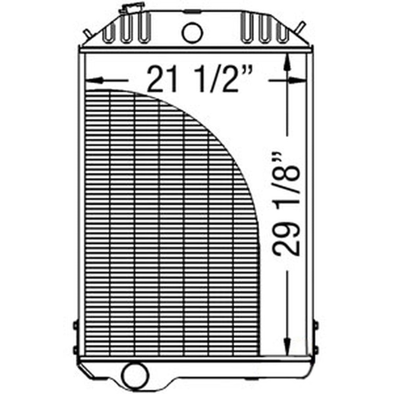 Radiator Fits John Deere Fits JD Tractor 4440  RE21897