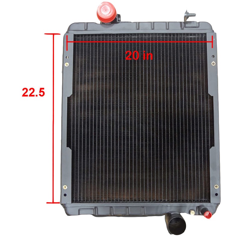Radiator Fits John Deere Fits JD Tractor RE67333 7200 7210 7400 7410 7510