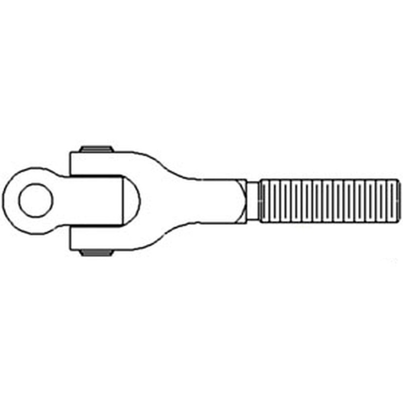RE44559 Center Link End Fits John Deere 4455 4560 4630 4640 4650 4755 4840 4955