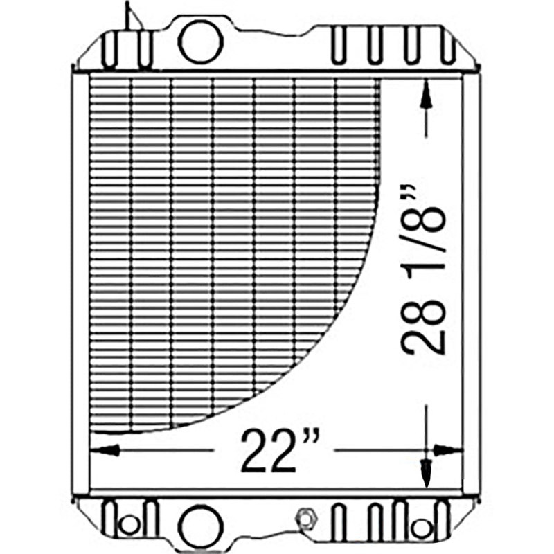 RE50311 Radiator Fits John Deere Fits JD 4700 4710 4890 4895 7600 7610 7700 7710