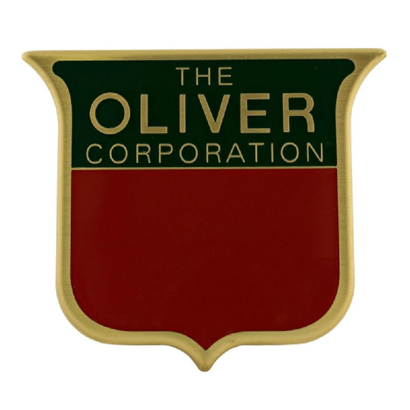 1M523 2 Color Brass Front Emblem for Oliver Tractor 660 77 88 OC-6 Super 44 55