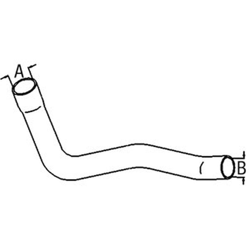 R95018 Fits John Deere Fits JD Tractor Upper Radiator Hose 7600