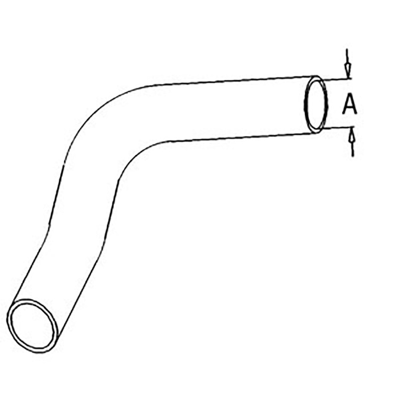 R54534 Lower Radiator Hose 2" ID Fits John Deere Tractor 4230 Gas