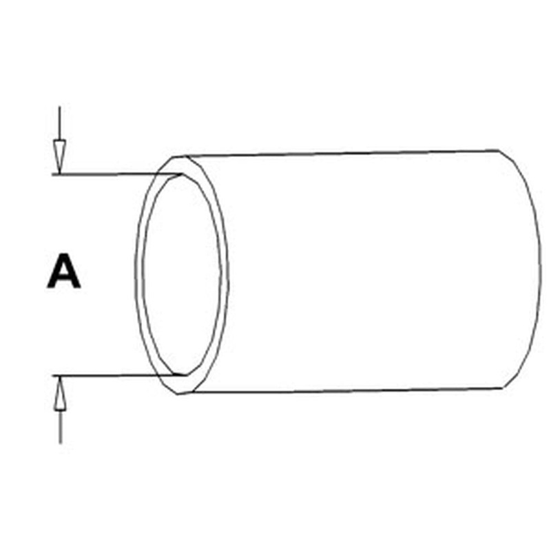 R61826 Upper Radiator Hose 2.25" ID Fits John Deere Tractor 8640