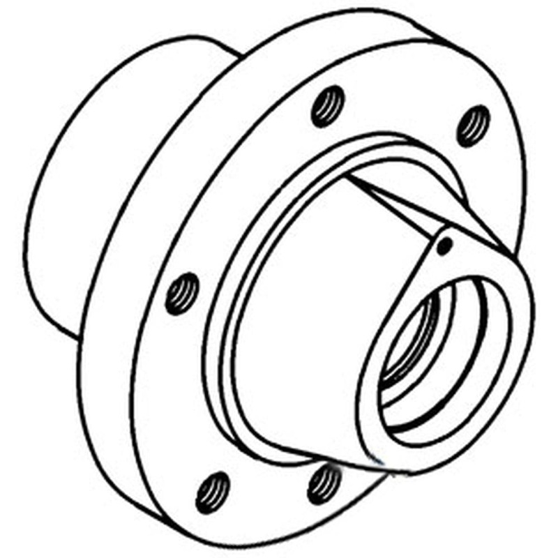 R62436 6 Bolt Hub Fits John Deere Tractor 2440 2640