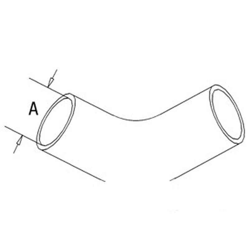 R63697 Fits John Deere Fits JD Tractor Lower Radiator Hose 8630 8640 8650 2.