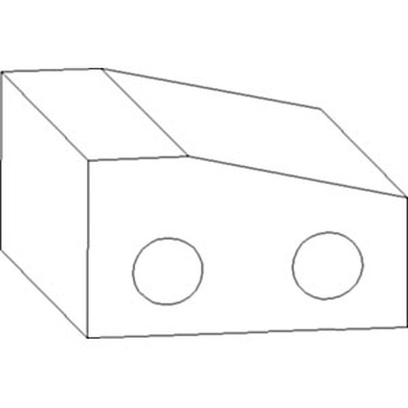 R64753 Drawbar Support Spacer Fits John Deere 4050 4450 4455 4250 4255 4055 4440