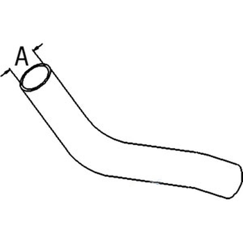 R164844 Upper Radiator Hose Fits John Deere Tractor Models 8120 8220 8320 8420