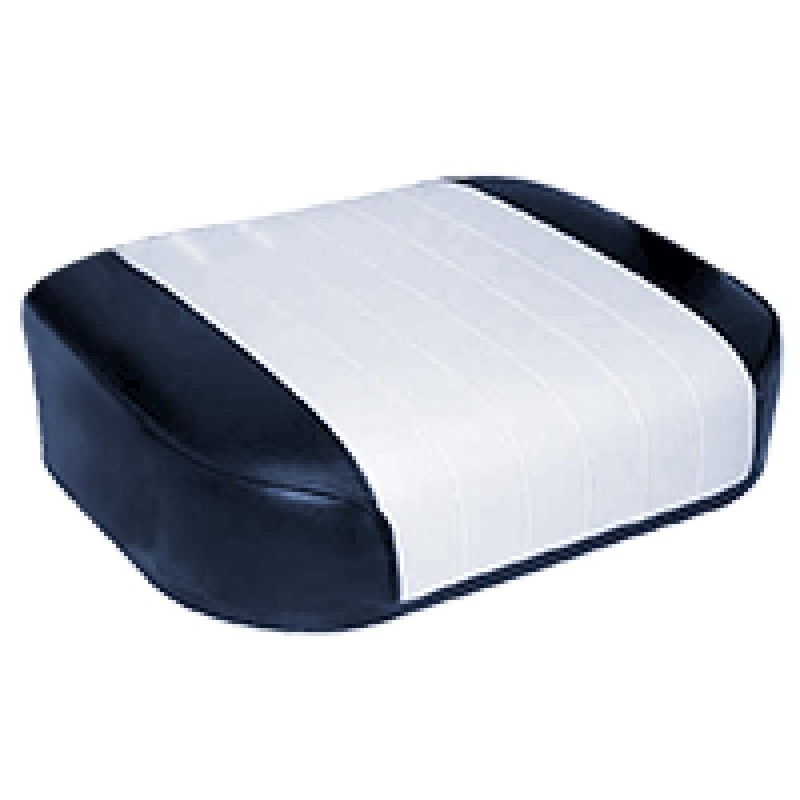 R3661 New Black & White Vinyl Seat Bottom Fits Case-IH Tractor Models 1026