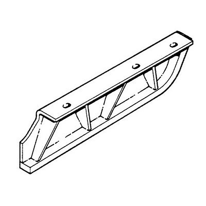 R36675 R/H Track Frame Rock Guard Front Fits Case 450 450B 450C 455C 550 Dozer