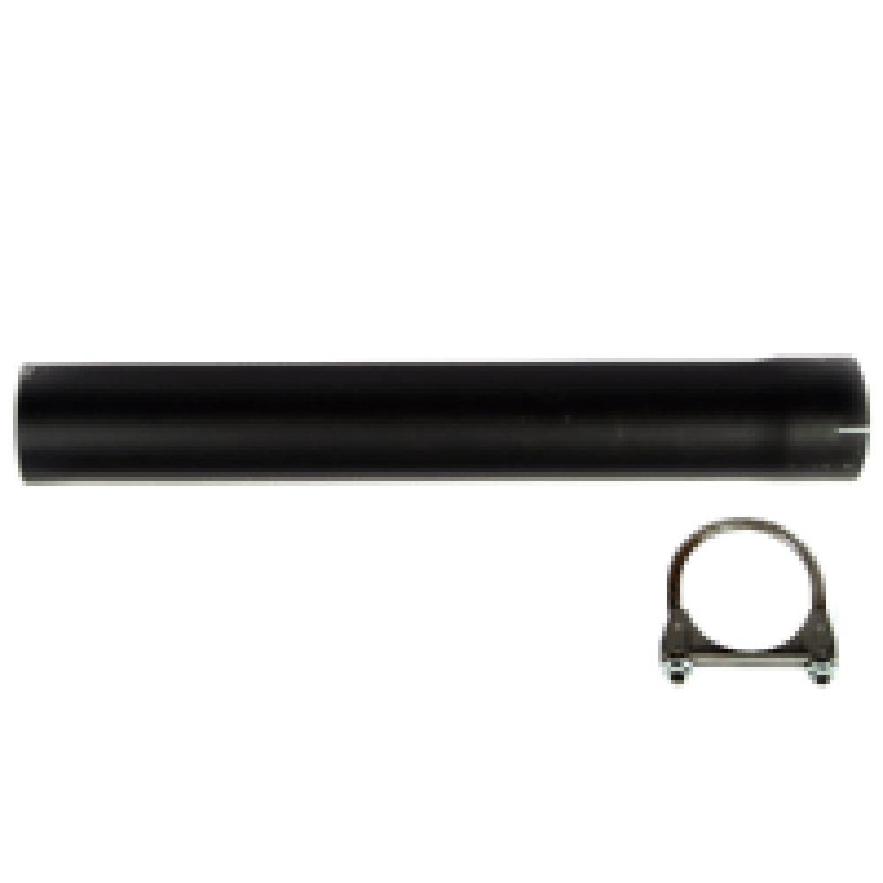 Universal Fit 2-5/8" X 48" Straight Pipe w/ Clamp for Tractors