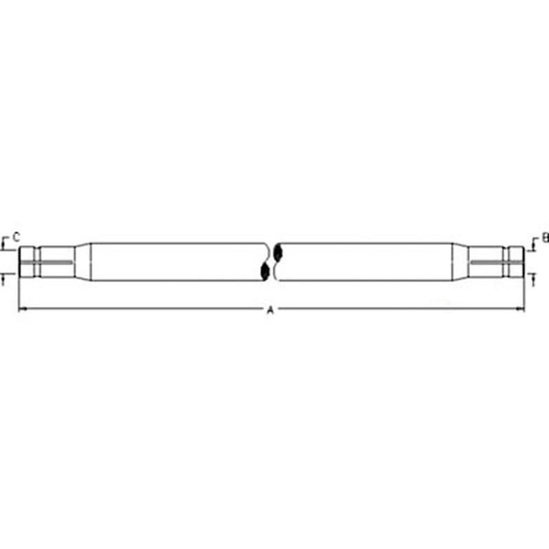 R131288 Tie Rod Tube Fits John Deere Tractor Models 7200 720 7400 7510 7600 7800