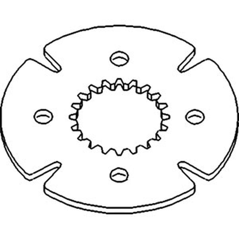 L78682 New Transmission Disc Fits John Deere Tractor 6410 6010 6100 6110 6120 +