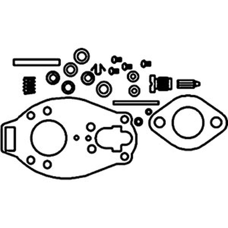 MSCK09 A609628 Basic Carburetor Kit Fits Case-IH Tractor Models 400B 600B