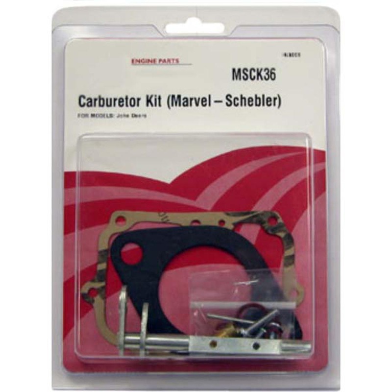MSCK36 New Tractor Marvel Schebler Basic Carburetor Kit Fits John Deere 3010 302