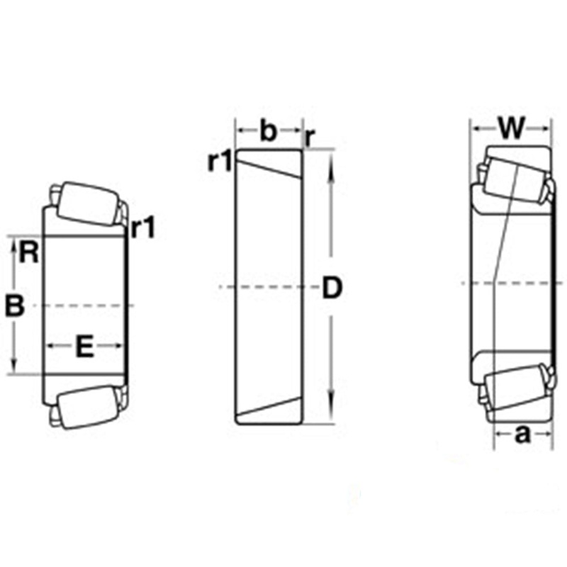 N1202A Tractor Tapered Roller Bearing Cone