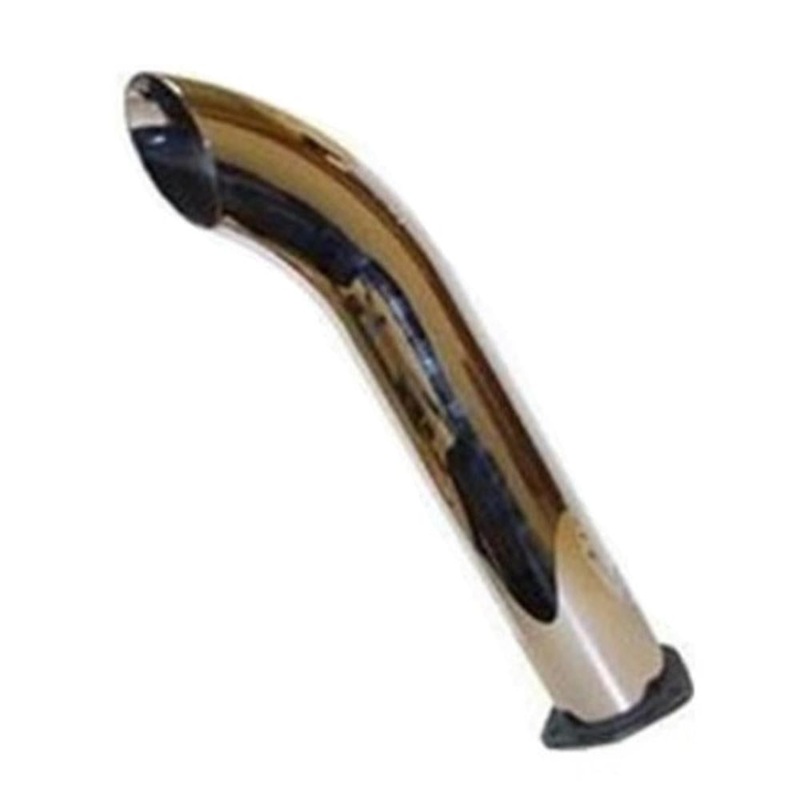 Double Wall Chrome Curved Exhaust Stack 24" Fits John Deere R 80 820 830