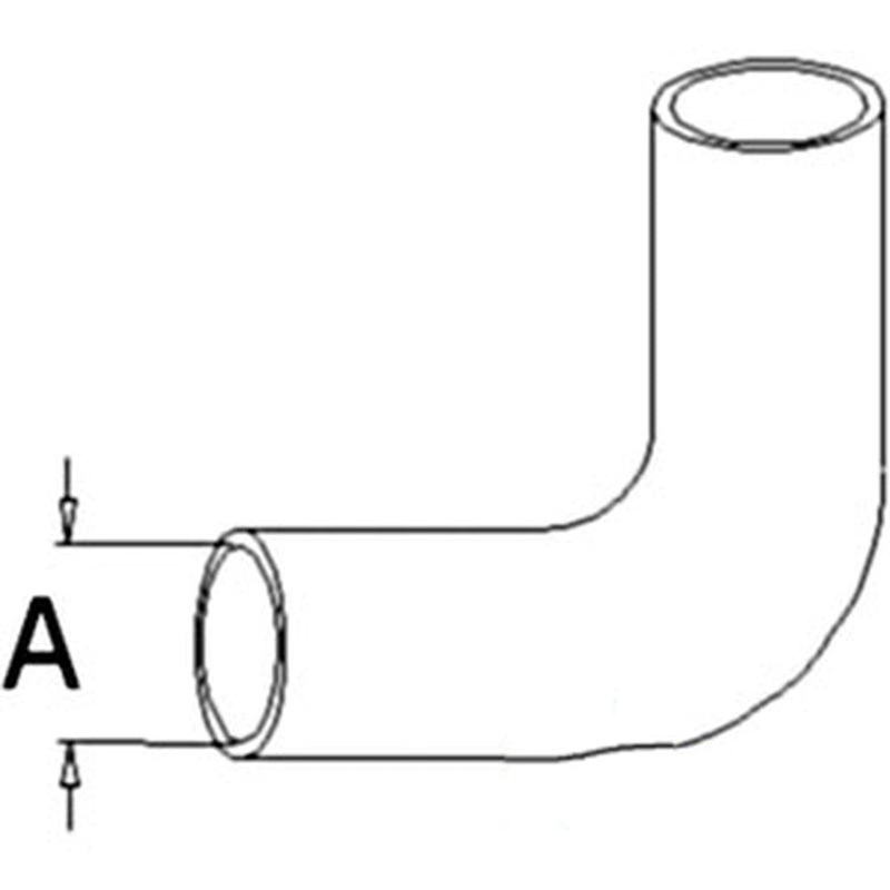 G46361 New Lower Radiator Hose Fits Case-IH Tractor Models 430 530 570
