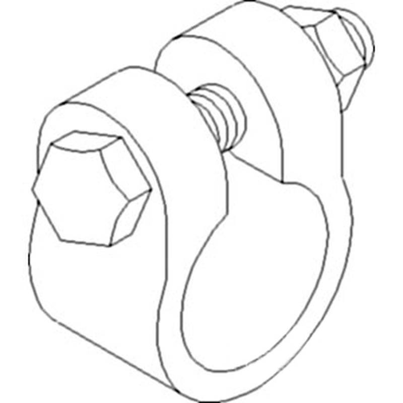 E6NN3287AA Tie Rod Clamp Fits Ford New Holland Industrial 455 550 555 555A