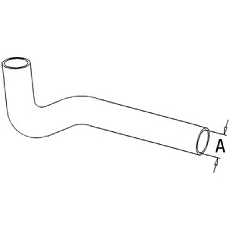 D4NN8260A Upper Radiator Hose Fits Ford New Holland Industrial 550 555 555A
