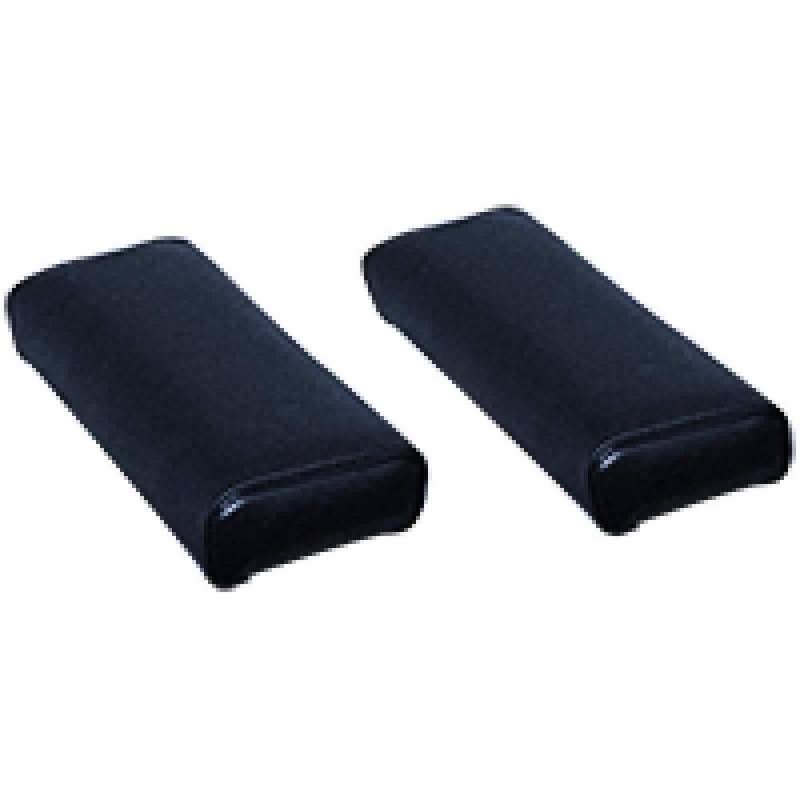 D27693 Fits Case Crawler Set of Arm Rests (2) 310 310C 310D 310F Black Vinyl