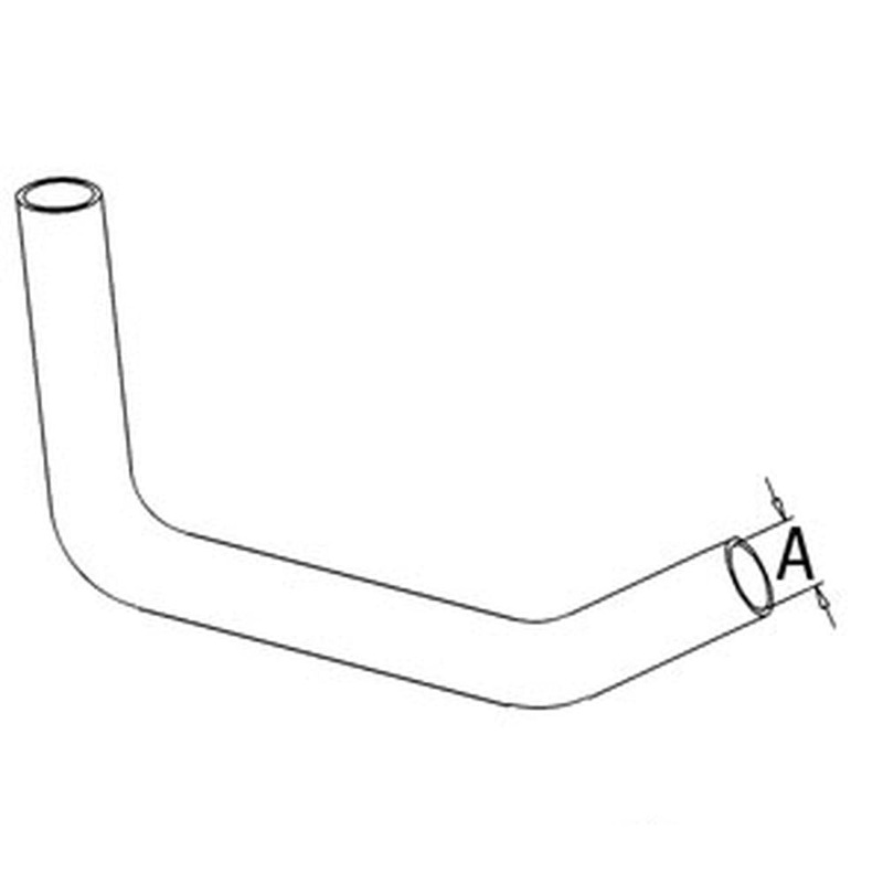 D2NN8260B Upper Radiator Hose- 1.5" I.D.- Fits Ford New Holland Tractor 800