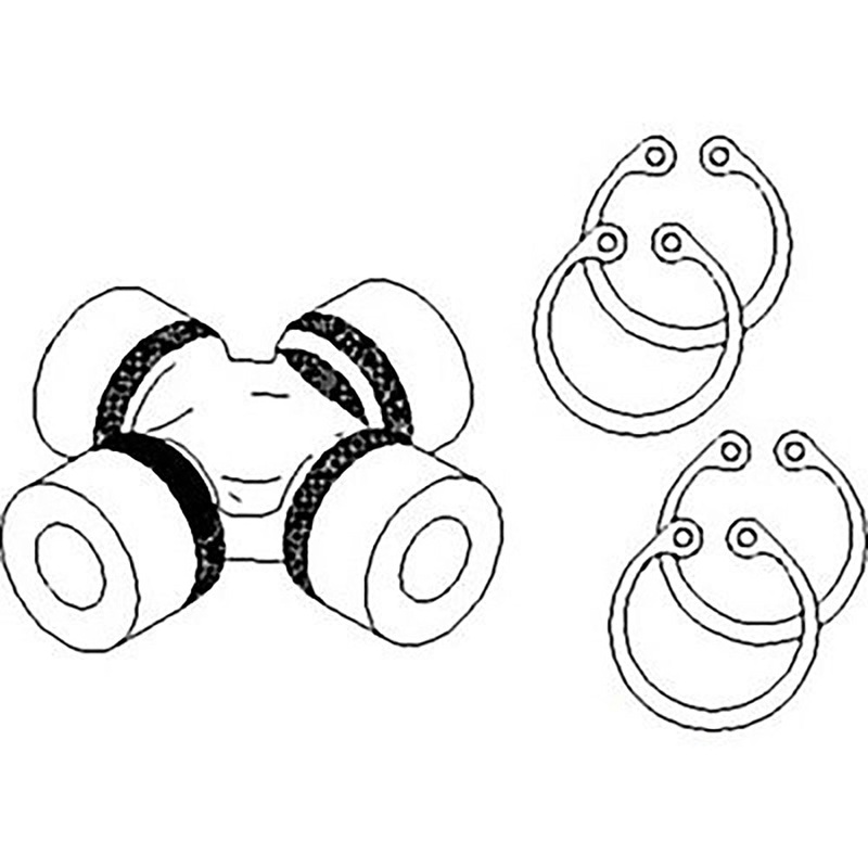 CAR96861 Cross & Bearing Kit Fits Case-IH Tractor Models 1390 1394 1594 1690 585