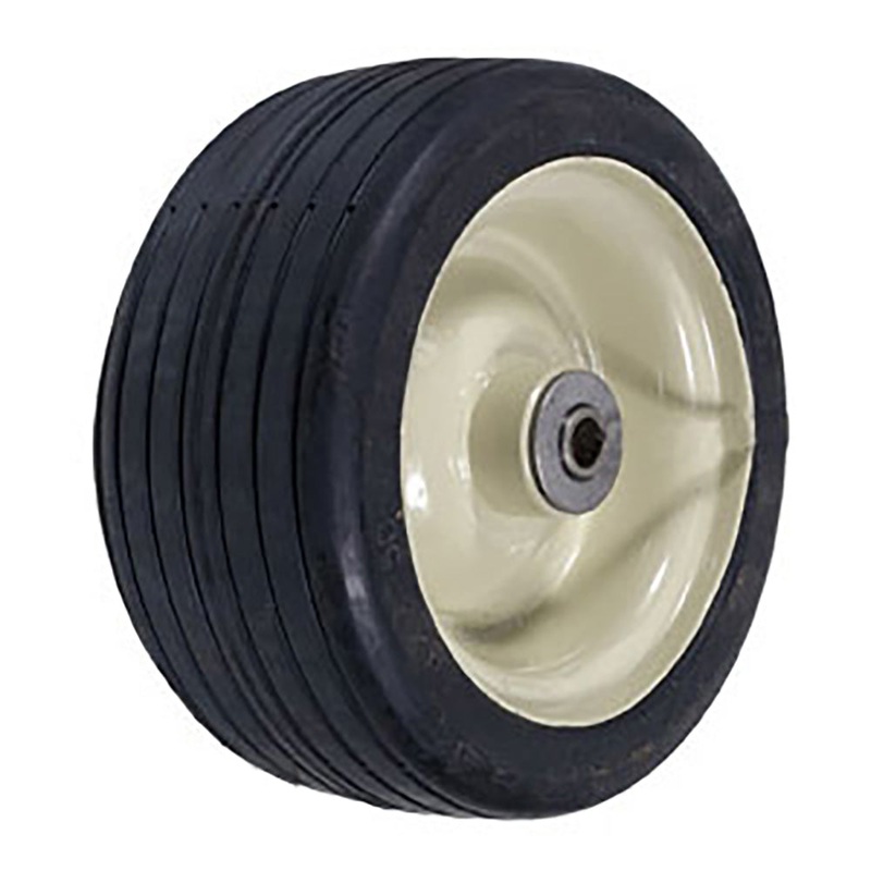 B1WL47 New Wheel Assembly Fits Woods 8 x 3.5 Tan 3-13/32" Hub