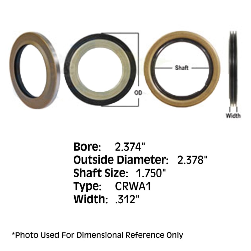 AT1316 New Seal 1.75" Shaft Size 2.378" OD .312" Wide Fits John Deere Tractors