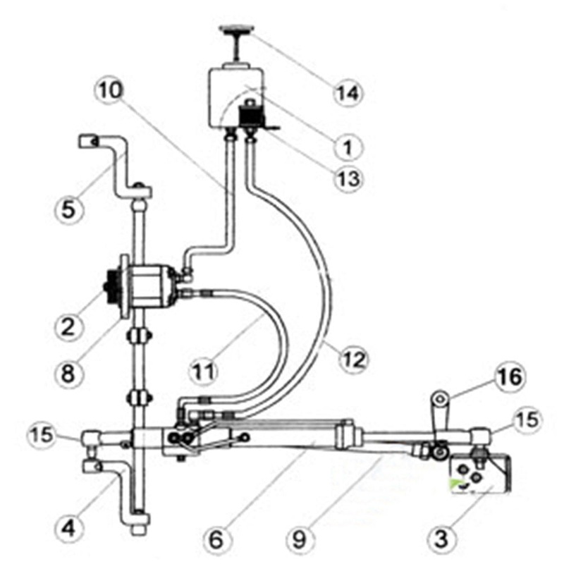AHS2099 New Universal Products Tractor Complete Center Tie Rod