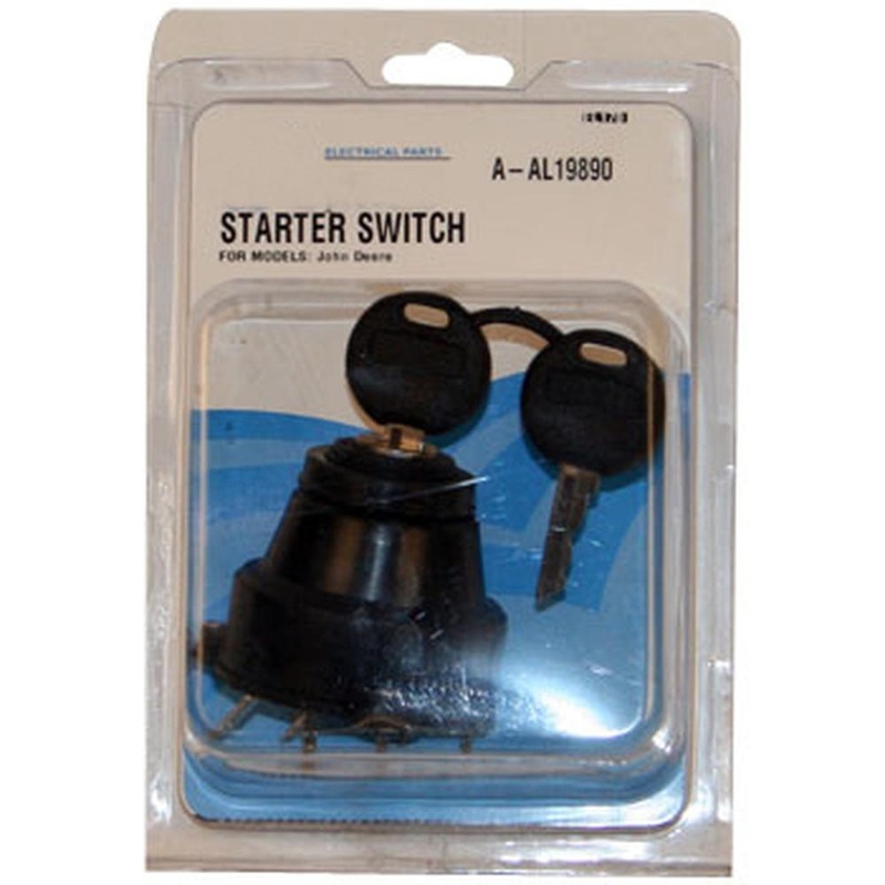 AL16046 Replacement Starter Switch (with Keys) AL19890 Fits John Deere AR55721