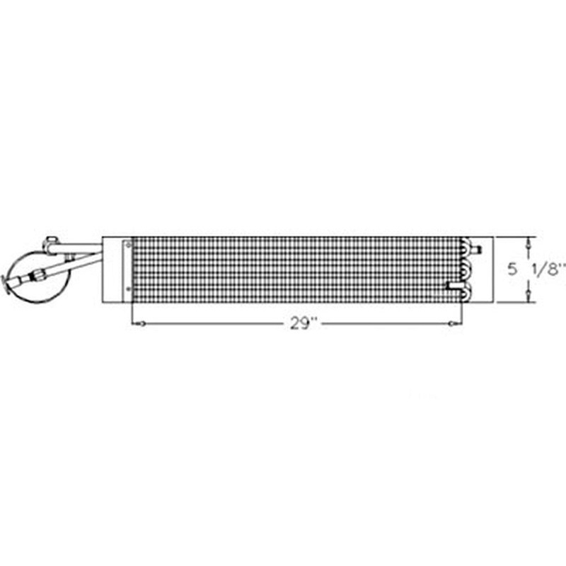AL37526 New Evaporator Fits John Deere 1640 2040 2040S 2140 2250 2450 2650 2850