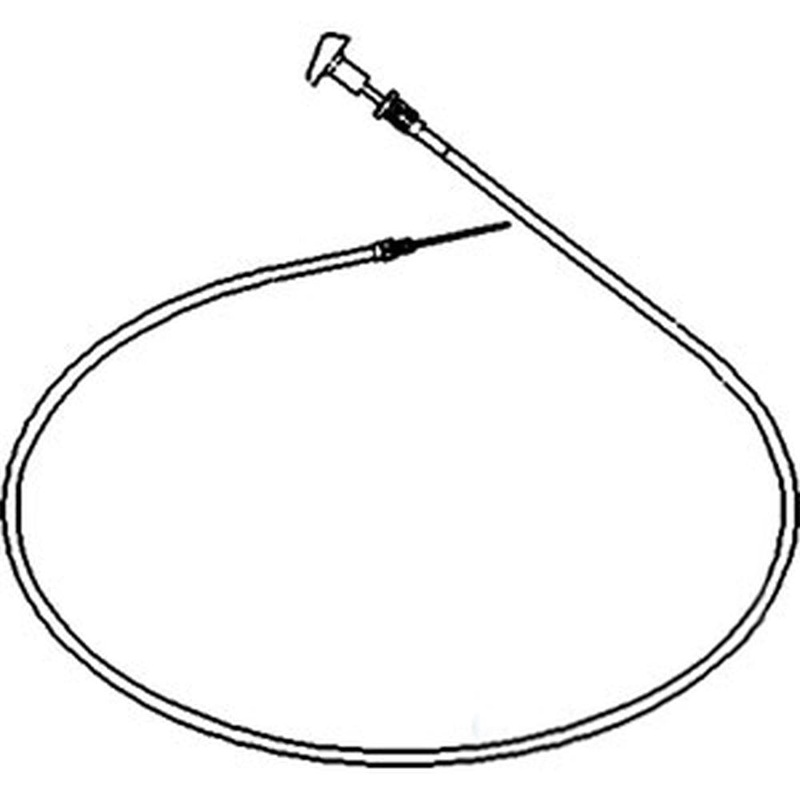 AL41325 Fuel Stop/Shutoff Cable 82" Long Fits John Deere 3150 3155 Diesel