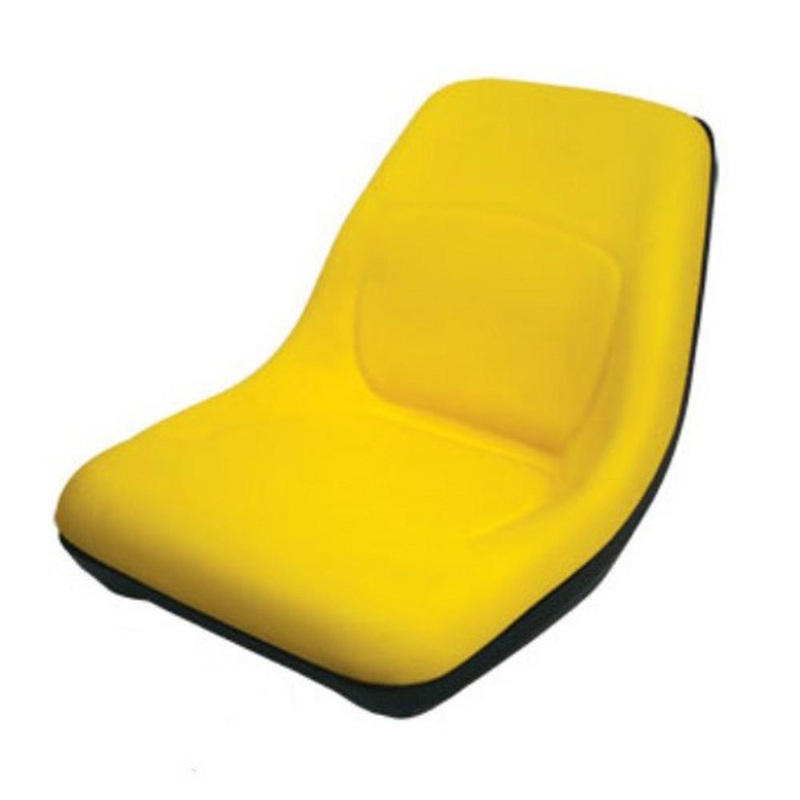 AM126865 High Back Yellow Seat Fits John Deere 425 415