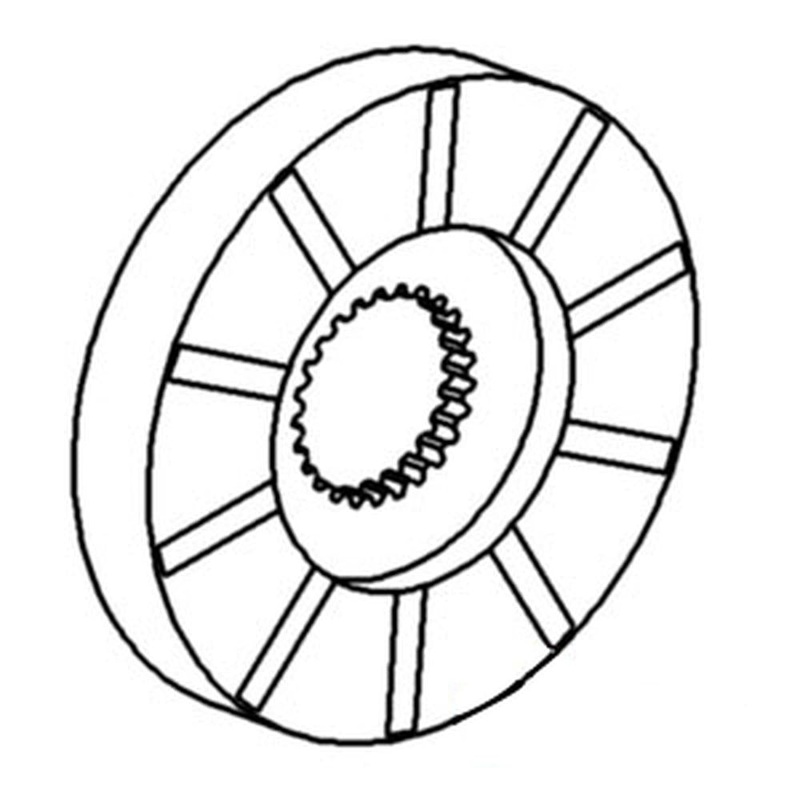 AM1967T Riveted Brake Disc Fits John Deere 40 320 330 420 430 1010