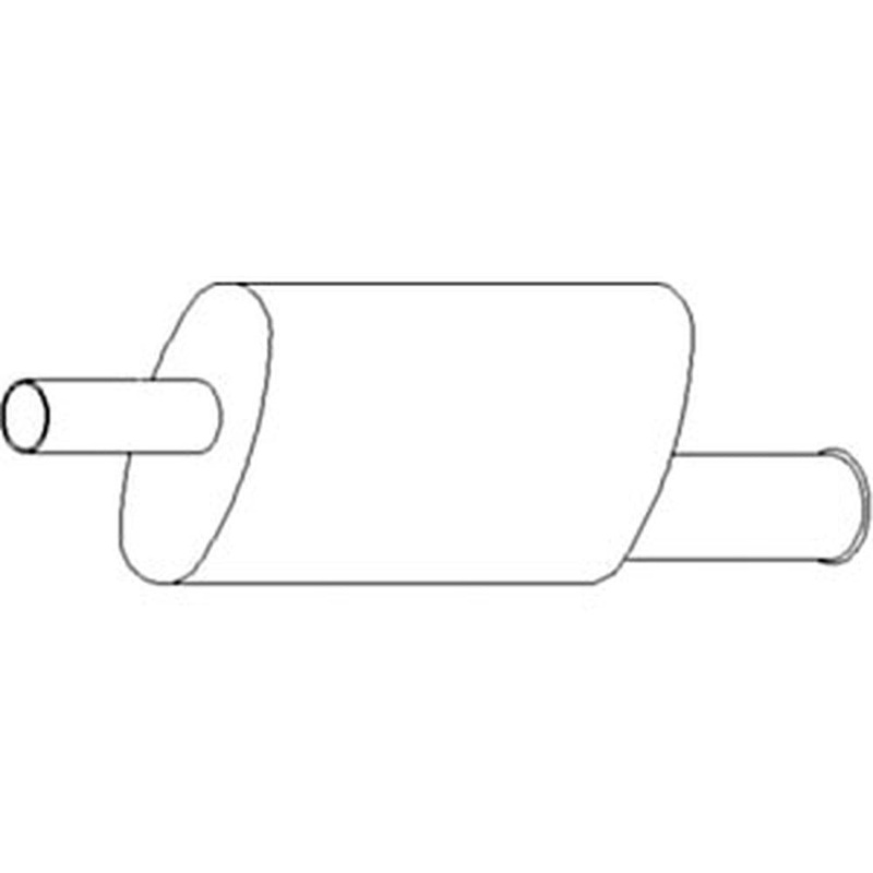 Fits John Deere Muffler AL27389, 1417-2800