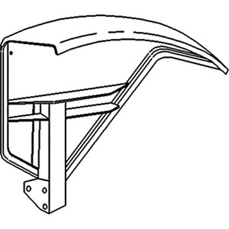 AA1583R LH Left Hand Fender Fits John Deere Tractor A B BN BNH BW BWH G GH GN GW
