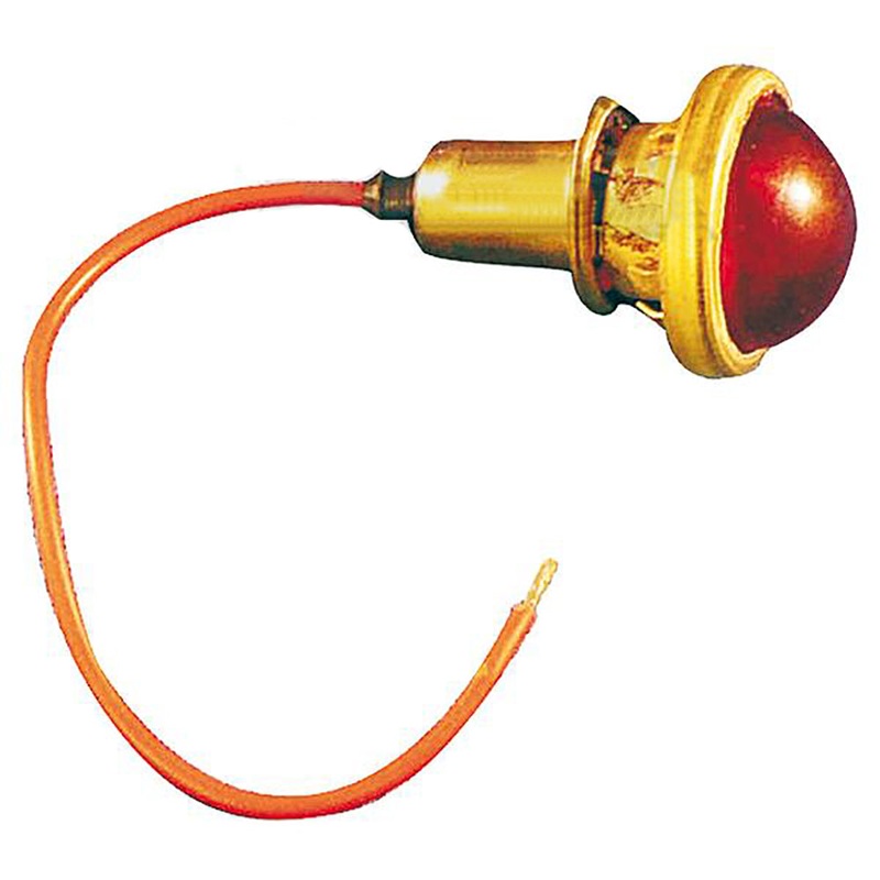 AA4925R New Jewel Light w/ Brass Ring Fits John Deere Tractor 1020 2020 2520 +