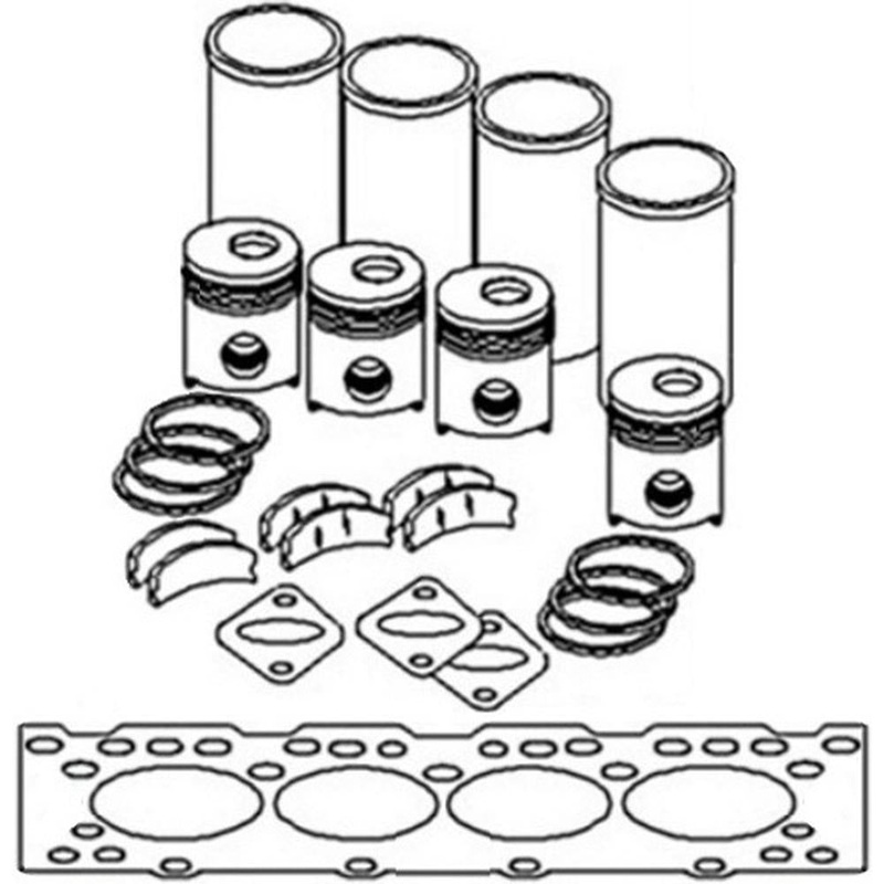 OK280 Engine Overhaul Kit Fits Allis Chalmers Tractor Models 180 185 190 801 860
