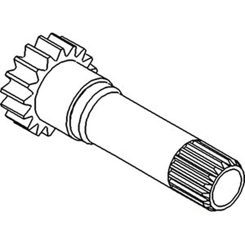 908490M91 PTO Input Shaft Fits Massey Ferguson Tractor 1085 23 Teeth 10 Spline