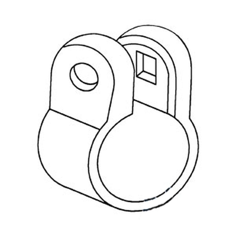 957E3287 Rod Clamp Fits Ford/New Holland Tractors 2000-4600
