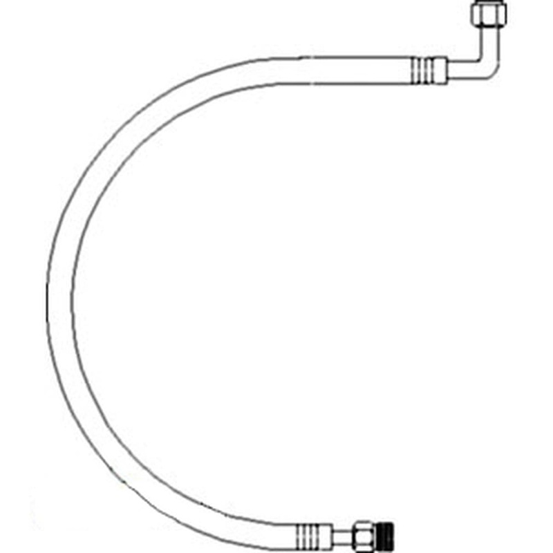 98045C3 New Condenser Outlet Line Fits Case-IH Combine Models 1620 1640 +