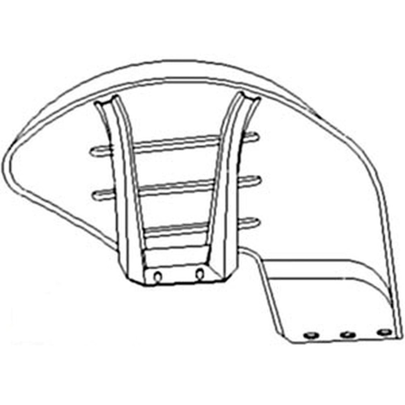 LH Fender Fits Ford Dexta Super Dexta 957E16312C