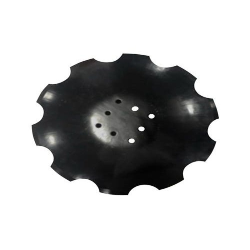Notched Vertical Till Blade - 8 Holes fits John Deere 2680H 5NS90340002 fits Universal Tillage Disc Blades fits Degelman 143568 143557