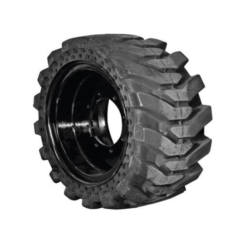 Solid Tire - 14 x 17.5 Right Hand fits Caterpillar 420F 420F UB1417-LG-3/4R